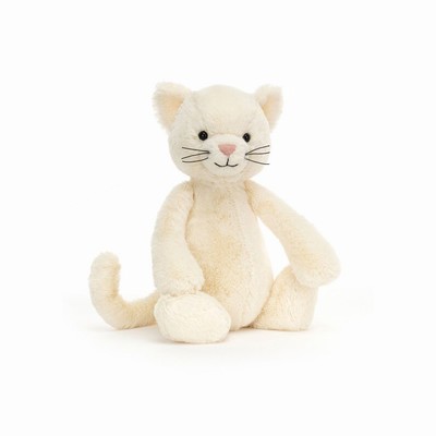 Jellycat Bashful Cream Gatito | CJXT-23960